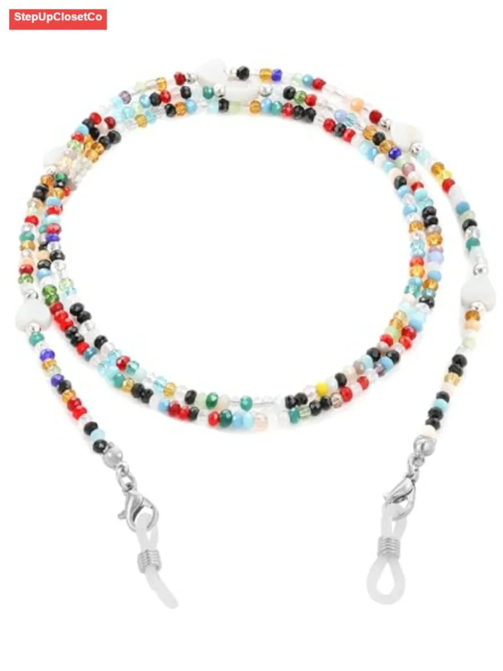 Women Beaded Eyeglass Chain Holder Boho Glasses Strap Necklace